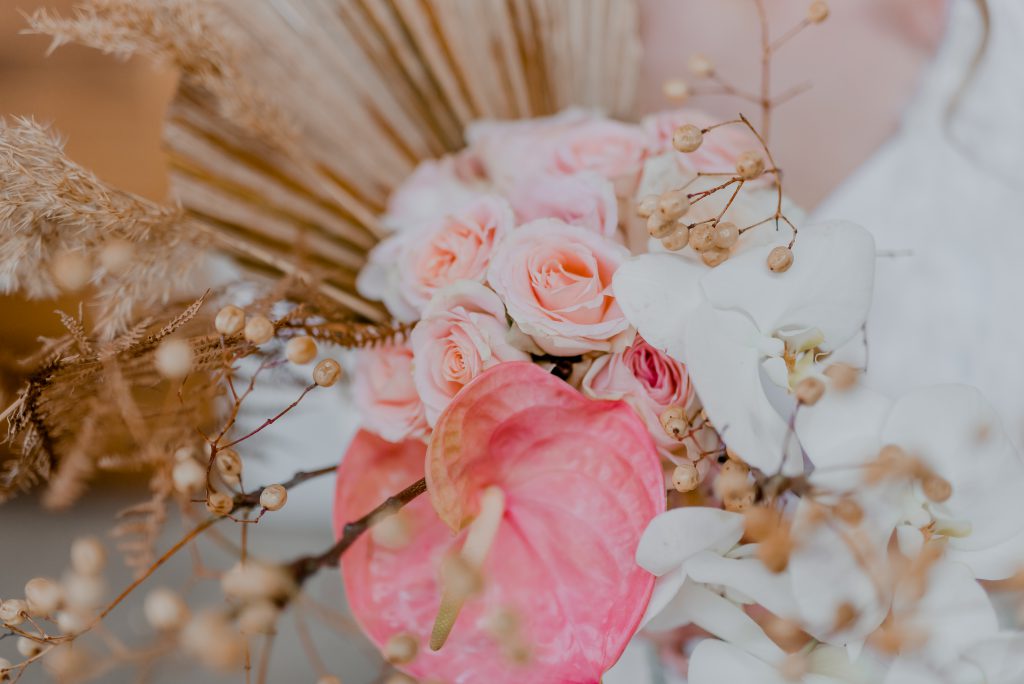 Pink tablescape detail - 3